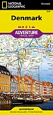 Wegenkaart - Landkaart Denemarken - Adventure Map National Geographic