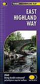 Wandelkaart East Highland Way | Harvey Maps