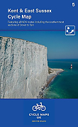 Fietskaart 5 Kent The High Weald and Kent Downs Cycle Maps UK | Cordee