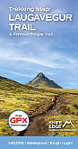 Wandelkaart Laugavegur Trail and Fimmvorduhals Trail | Knife Edge Outdoor