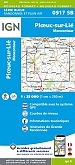 Topografische Wandelkaart van Frankrijk 0917 SB - Ploeuc sur Lie/ Moncontour