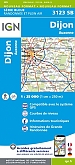 Topografische Wandelkaart van Frankrijk 3123SB - Dijon Auxonne