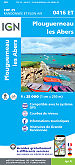 Topografische Wandelkaart van Frankrijk 0416ET - Plouguerneau / Les Abers