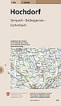 Topografische Wandelkaart Zwitserland 1130 Hochdorf Sempach Baldeggersee Eschenbach - Landeskarte der Schweiz