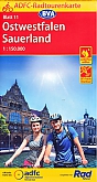 Fietskaart 11 Ostwestfalen, Sauerland | ADFC Radtourenkarte - BVA Bielefelder Verlag