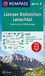 Wandelkaart 47 Lienzer Dolomiten, Lesachtal, Karnischer Höhenweg Kompass