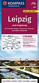 Fietskaart 3361 Leipzig, Halle, Saaletal, Naumburg | Kompass