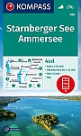 Wandelkaart 180 Ammersee; Starnberger See Kompass