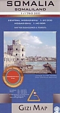 Wegenkaart - Landkaart Somalia - Somaliland - Somalië - Puntland - Road Map - Gizi Maps