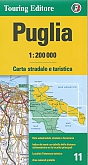 Wegenkaart - Fietskaart 11 Apulië Puglia - Touring Club Italiano (TCI)
