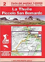 Wandelkaart 2 La Thuile, Piccolo San Bernardo L'Escursionista