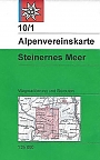 Wandelkaart 10/1 Steinernes Meer | Alpenvereinskarte