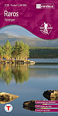 Topografische Wandelkaart Noorwegen 2720 Røros Ferangen - Nordeca Turkart