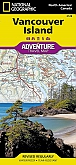 Wegenkaart - Landkaart Vancouver Island - Adventure Map National Geographic