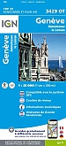 Topografische Wandelkaart van Frankrijk 3429OT - Geneve / Annemasse / Le Leman
