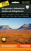Wandelkaart 1 Kungsleden: Kebnekaise, Abisko & Riksgränsen Fjällkartor