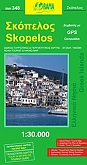 Wegenkaart - Wandelkaart Skopelos 348 - Orama Maps