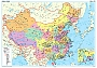 Wandkaart China Political Map Plano-kaart 95 x 69 cm - Gizi Maps