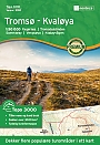 Wandelkaart 3010 Tromso Kvaloya  Topo 3000 | Nordeca