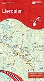 Topografische Wandelkaart Noorwegen 10060 Ljordalen - Nordeca Norge