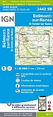 Topografische Wandelkaart van Frankrijk 2442SB - Belmont-sur-Rance / St-Sernin-sur-Rance