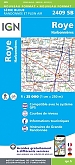 Topografische Wandelkaart van Frankrijk 2409SB - Roye Harbonnieres