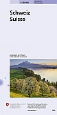 Wegenkaart - Landkaart Zwitserland Schweiz Generalkarte - Swisstopo