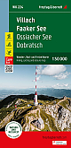 Wandelkaart WK224 Faaker See - Ossiacher See - Villach - Dreiländereck - Freytag & Berndt