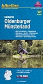Fietskaart Oldenburger Münsterland  (Rk-Nds09) Bikeline Esterbauer