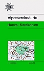 Wandelkaart 0/12 Hunza-Karakorum | Alpenvereinskarte