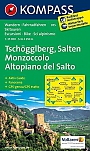 Wandelkaart 055 Tschögglberg, Salten, Monzoccolo, Altopiano del Salto Kompass