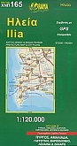 Wegenkaart - Fietskaart 165 Ilia - Orama Maps