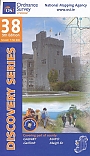 Topografische Wandelkaart Ierland 38 Galway / Mayo (S Cent) Discovery Map Ireland