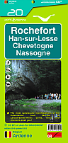 Wandelkaart 20 Rochefort Han-Sur-Lesse Chevetogne Nassogne | Mini-Ardenne