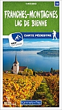 Wandelkaart 10 Franches-Montagnes / Lac de Bienne | Kummerly + Frey
