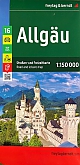 Wegenkaart - Fietskaart 16 Allgäu - Freytag & Berndt