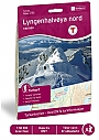 Topografische Wandelkaart Noorwegen 2780 Lyngenhalvøya Noord - Nordeca Turkart