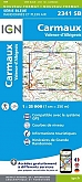 Topografische Wandelkaart van Frankrijk 2341SB - Carmaux / Valence-d'Albigeoi