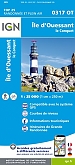 Topografische Wandelkaart van Frankrijk 0317OT - Ile d'Ouessant