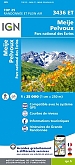 Topografische Wandelkaart van Frankrijk 3436ET - Meije / Pelvoux / PNR des Ecrins