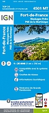 Topografische Wandelkaart Martinique 4501MT - Fort-de-France / Montagne Peele / PNR Martinique