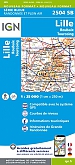 Topografische Wandelkaart van Frankrijk 2504SB - Lille / Roubaix / Tourcoing
