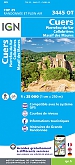 Topografische Wandelkaart van Frankrijk 3445OT - Cuers / Pierrefeu-du-Var / Collobrieres