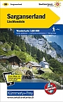 Wandelkaart 30 Sarganserland Liechtenstein | Kümmerly+Frey