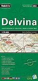 Wegenkaart - Landkaart Delvina | Vektor Editions