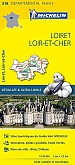 Fietskaart - Wegenkaart - Landkaart 318 Loiret Loire et Cher - Départements de France - Michelin