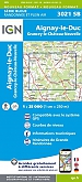 Topografische Wandelkaart van Frankrijk 3021SB - Aignay-le-Duc / Grancey-le-Château-Neuvelle