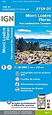Topografische Wandelkaart van Frankrijk 2739OT - Mont Lozere / Florac PNR des Cevennes Montvert Villefort le Bleymard