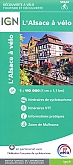 Fietskaart 4 L'Alsace Vogezen à vélo | IGN