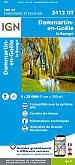 Topografische Wandelkaart van Frankrijk 2413OT - Dammartin-en-Goele Le Bourget